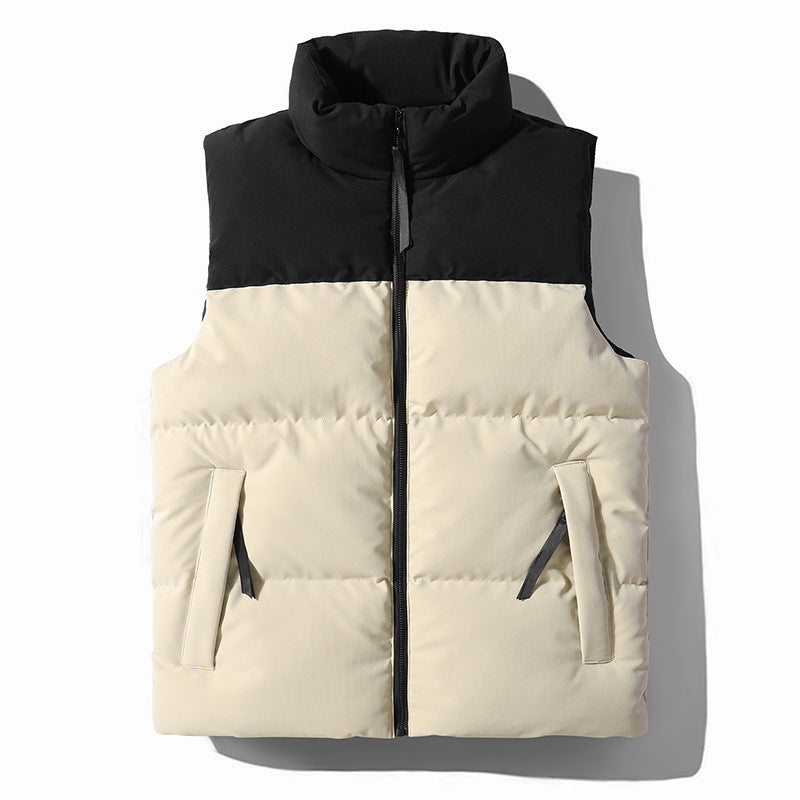 Herren Gesteppte Thermo‑Steppweste mit hohem Kragen und winddichter Schulterblende Shop Nory