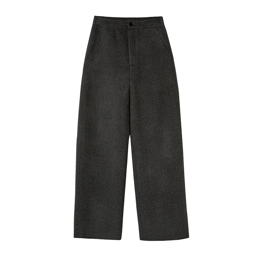 Damen High-Waist Palazzo-Hose mit weitem Bein und schlichter Bundverarbeitung Shop Nory