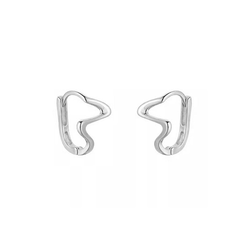 Damen Wellenförmige Ohrstecker aus hochwertigem Edelstahl Shop Nory