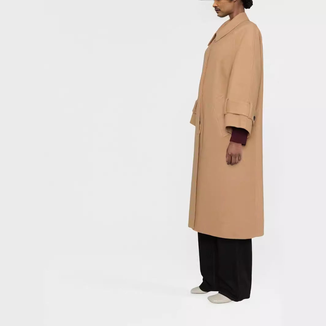 Damen Maxilanger Wollmix-Mantel mit überlangen, kastigen Ärmeln Shop Nory