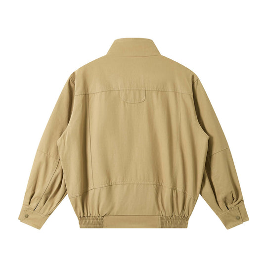 Herren Leichter Canvas-Fieldblouson mit Stehkragen, verdecktem Reißverschluss und elastischem Saum Shop Nory