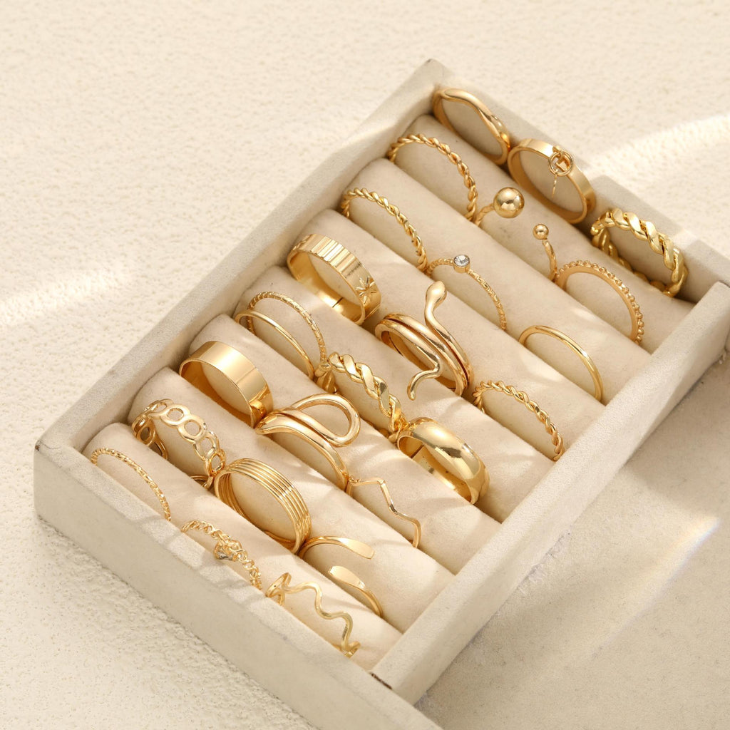 Damen Ring-Set mit modernen und kunstvollen Designs Shop Nory