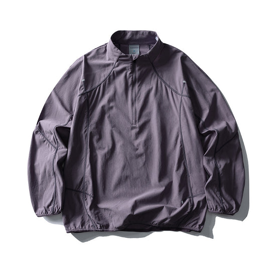 Unisex Leichter Tech-Halbzip-Überzieher mit Raglanärmeln Shop Nory