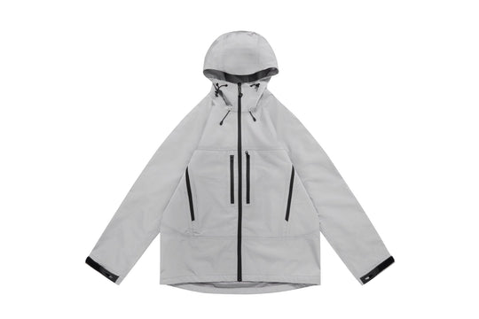 Unisex Technische Kapuzen-Outdoorjacke mit getapten Reißverschlüssen Shop Nory