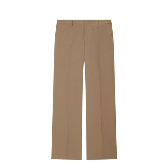 Damen Weite High‑Waist Stoffhose mit Bügelfalte und Gürtelschlaufen Shop Nory