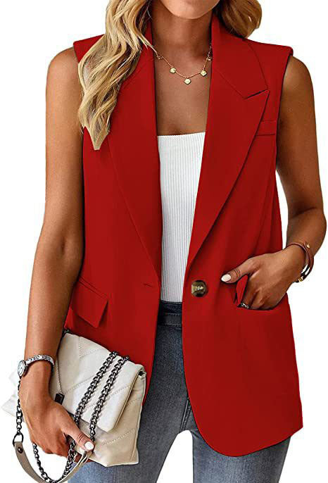 Damen Stylischer Blazer-Weste