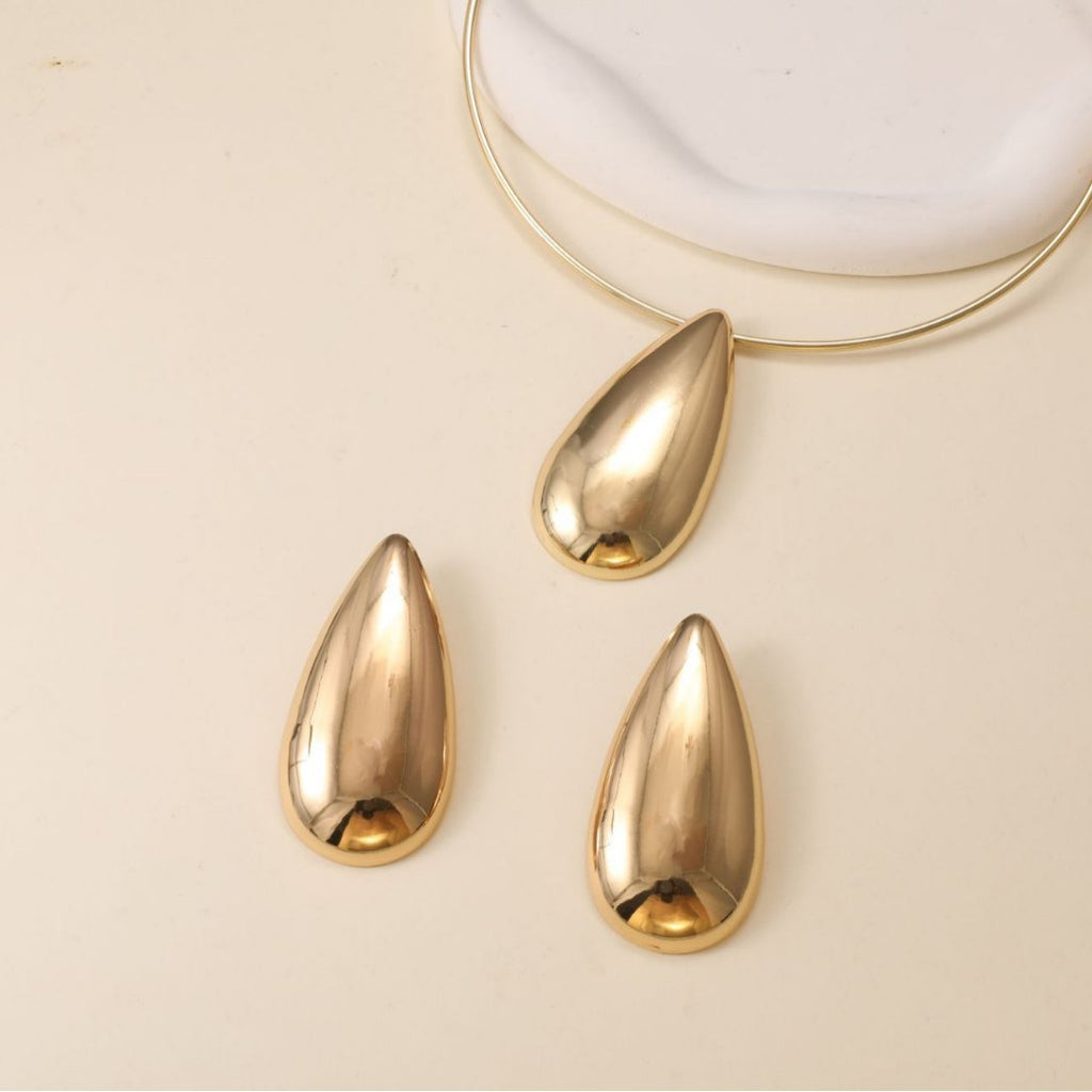 Damen Schmuckset mit eleganten Tropfenanhängern Shop Nory