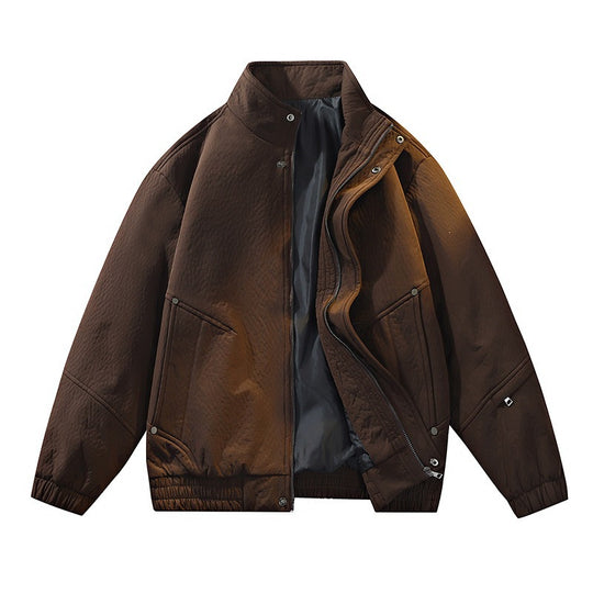 Herren Lässige Übergangsjacke mit hochgeschlossenem Kragen Shop Nory