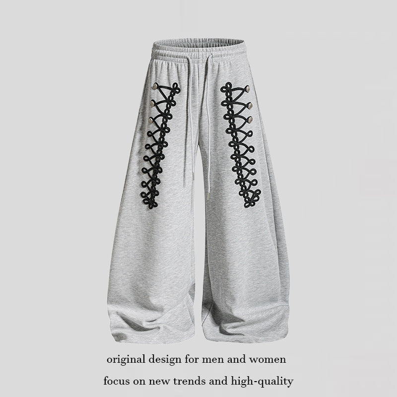 Damen weite Jogginghose mit elastischem Bund und Zier‑Schnürung Shop Nory