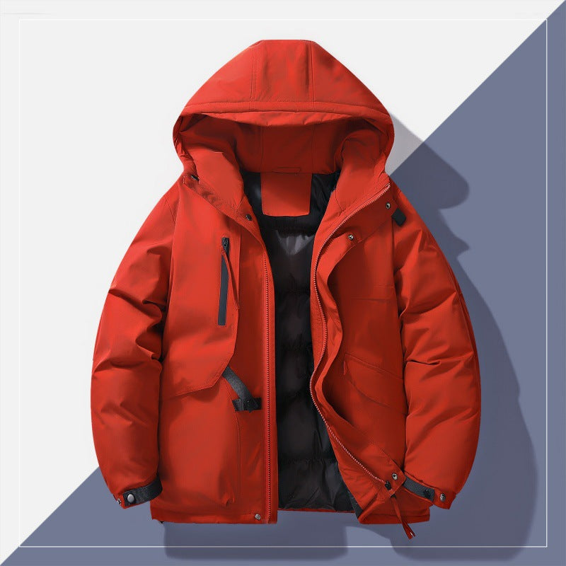 Herren Isolierte Parka-Jacke mit Kapuze Shop Nory