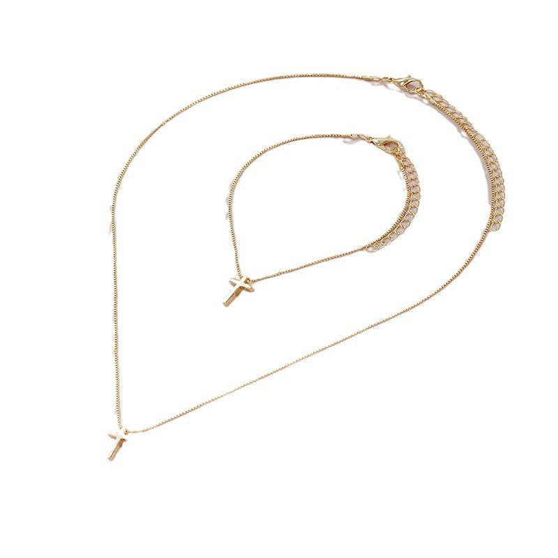 Damen Schmuckset mit kreuzförmigen Anhängern Shop Nory