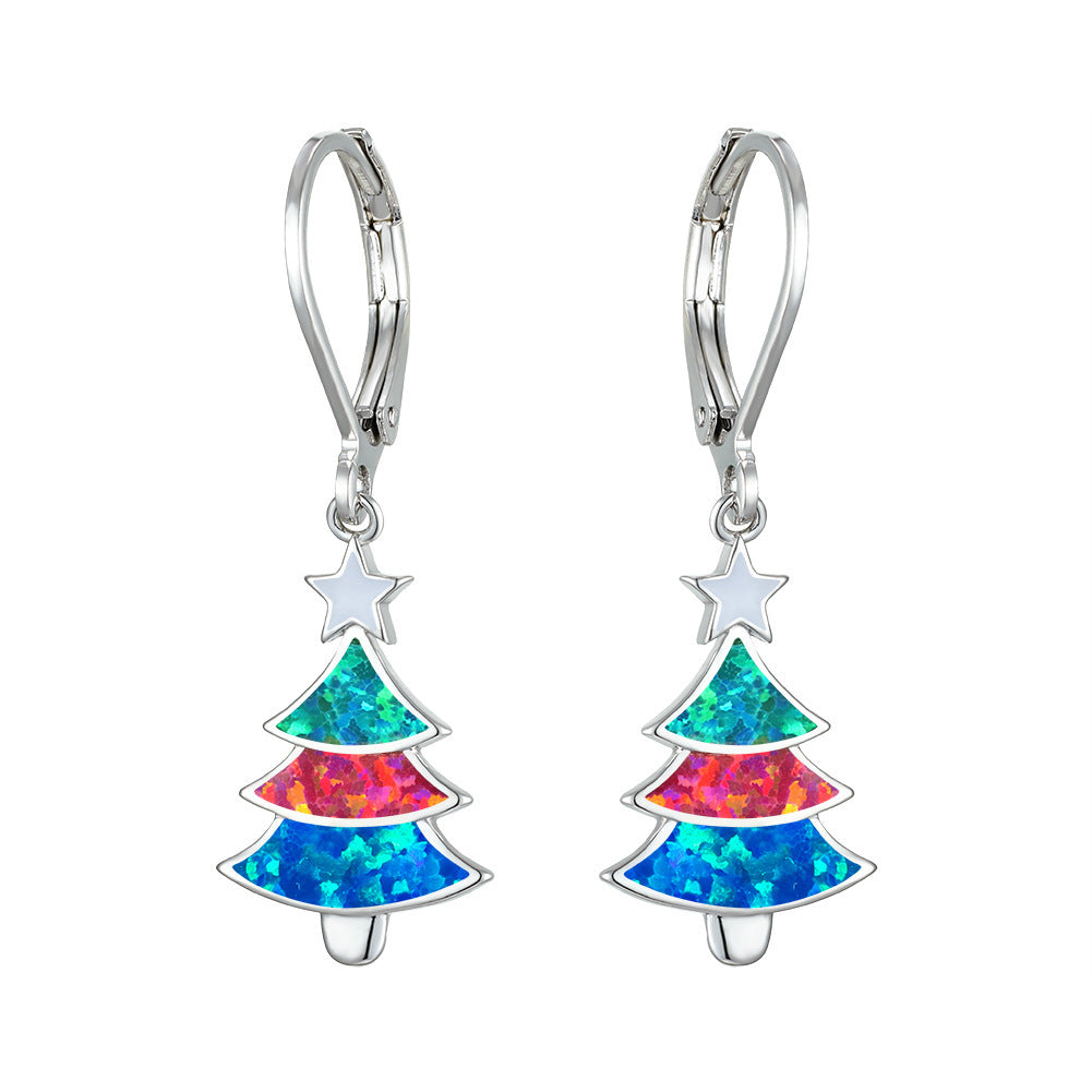 Damen Weihnachtsbaum Ohrringe Shop Nory