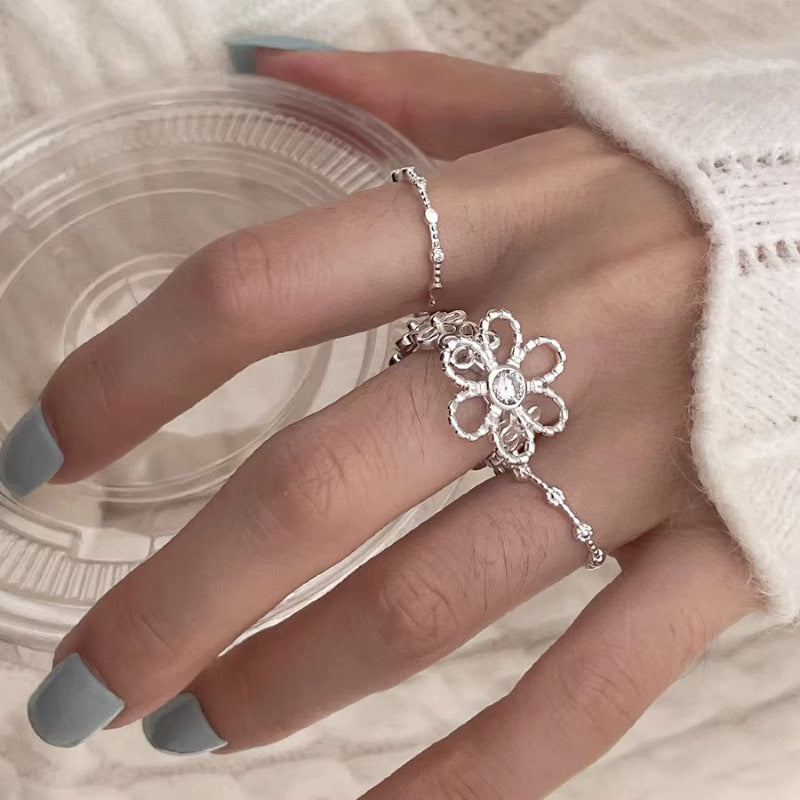 Damen Zarte und elegante Ringe mit Perlen Shop Nory