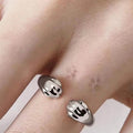 Damen Moderner Ring mit geschwungenem Design Shop Nory