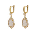 Damen elegante Ohrringe mit kunstvollem Design und funkelnden Zirkonia Shop Nory