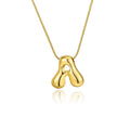 Damen Halskette mit skulpturalem Anhänger und feinem Gliederdesign Shop Nory