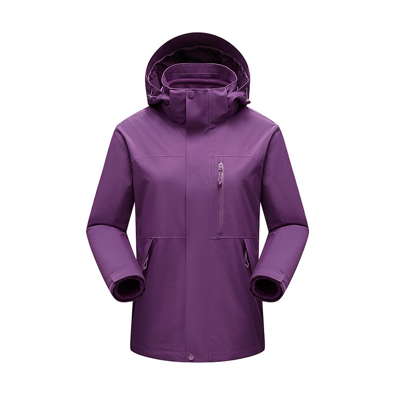 Herren Wasserabweisender Winterparka mit abnehmbarer Kapuze und getapten Nähten Shop Nory