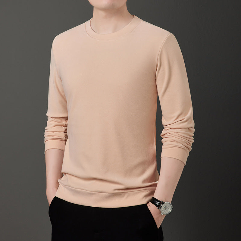 Herren Feiner Rundhals-Pullover aus leichtem Stretch-Strick mit schmaler Silhouette Shop Nory
