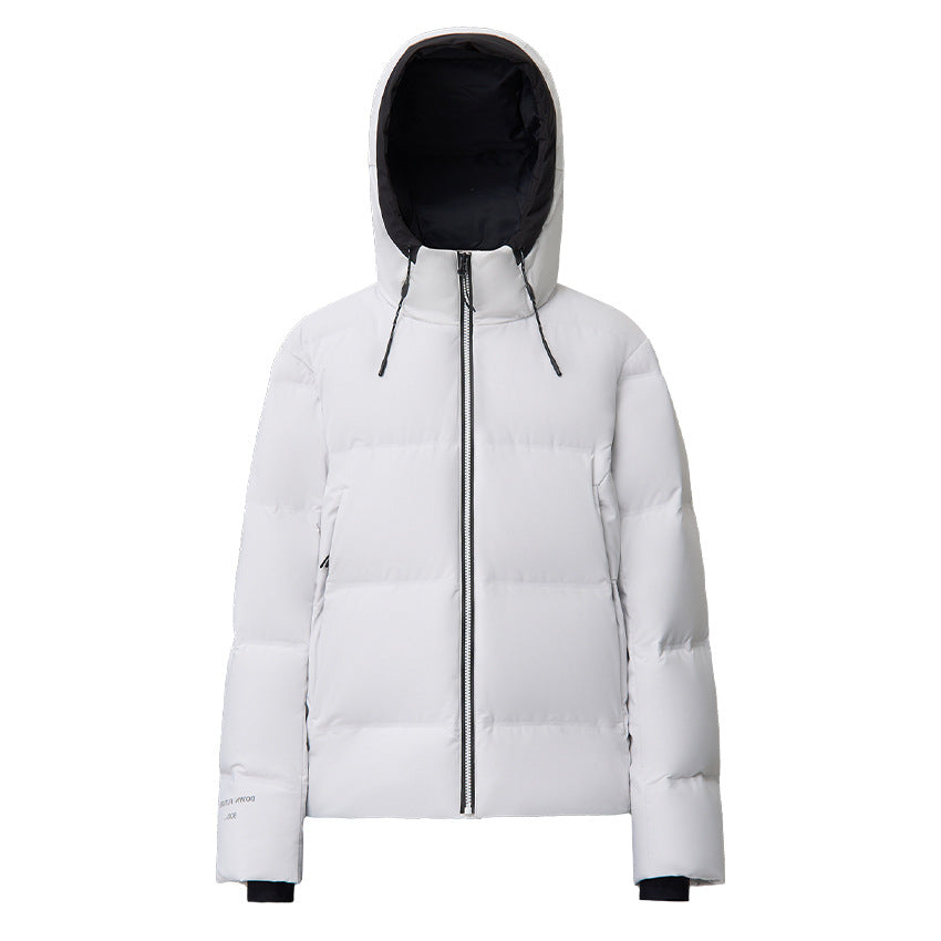 Damen Wattierte Winterjacke mit Kapuze, Thermo-Isolierung und winddichter Außenhülle Shop Nory