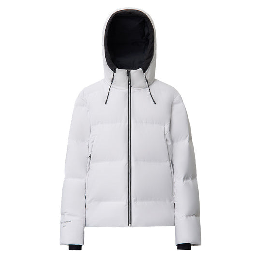 Damen Wattierte Winterjacke mit Kapuze, Thermo-Isolierung und winddichter Außenhülle Shop Nory