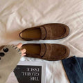 Damen Mokassins aus weichem Wildleder mit klassischem Design