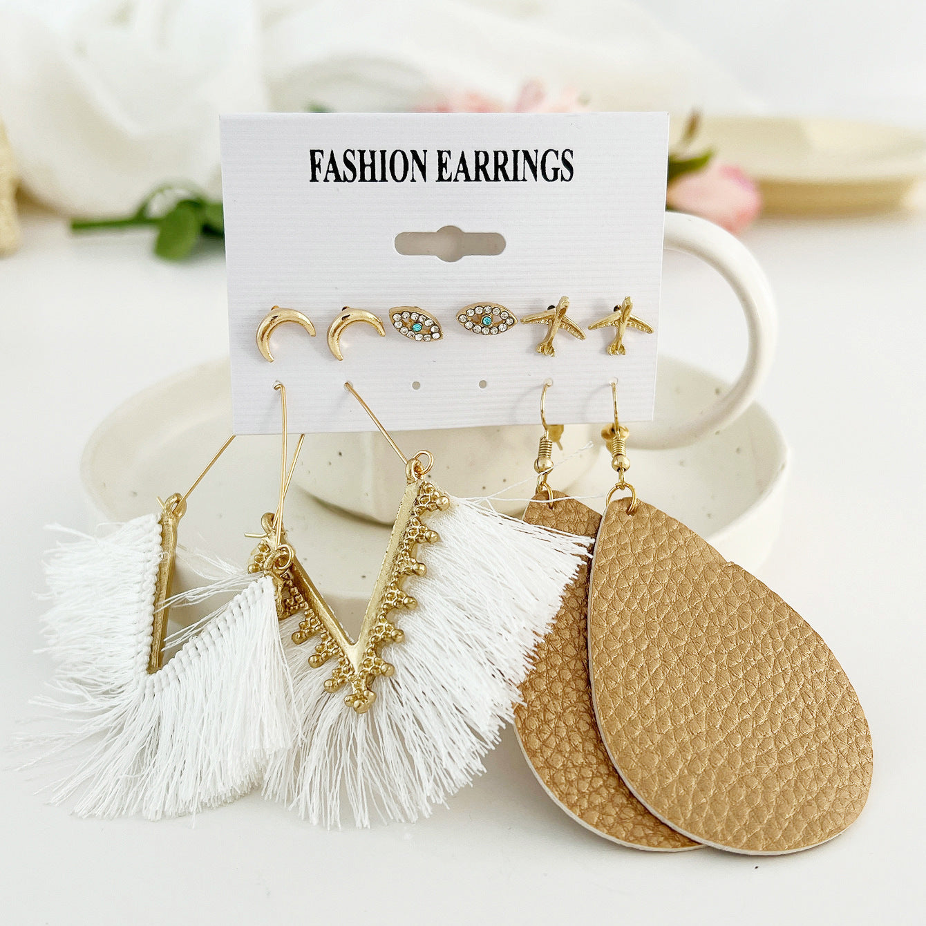Damen Ohrringe Set mit verschiedenen Designs Shop Nory