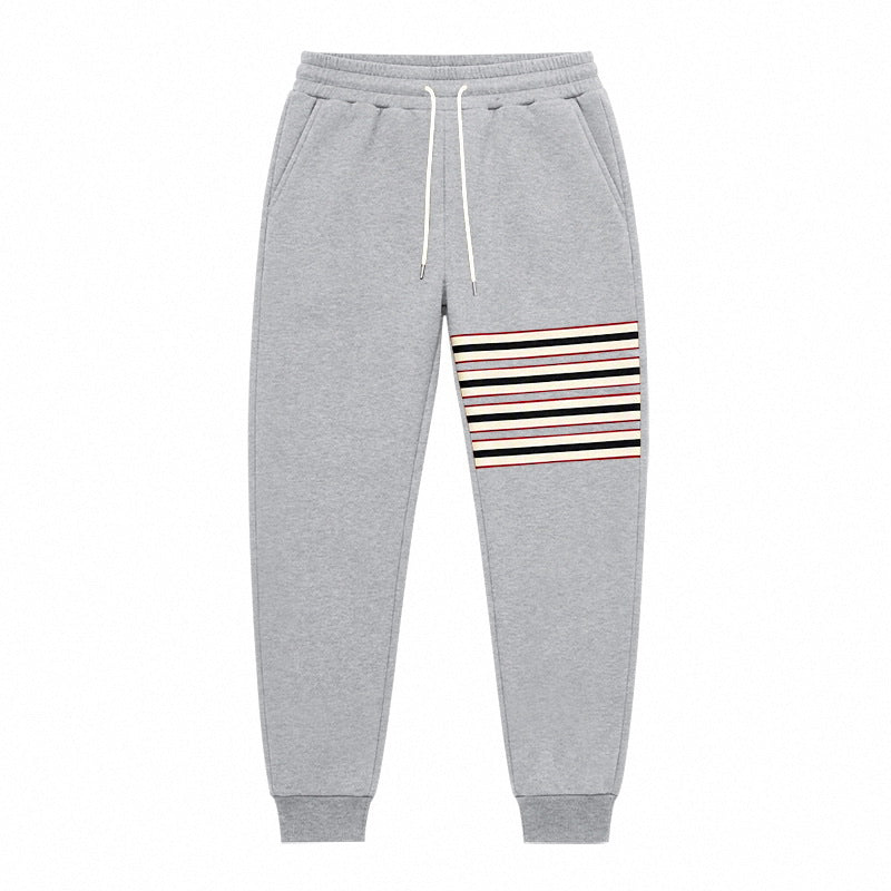 Herren Sportliche Jogginghose mit seitlichem Streifenpanel und Kordelzug Shop Nory