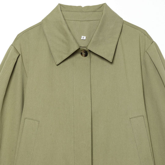 Damen Gekürzte Boxy-Utility-Jacke mit Kellerfalten und Pattentaschen Shop Nory