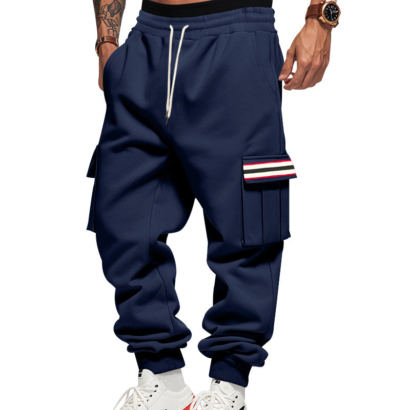 Herren Cargo-Jogginghose mit Mehrfachtaschen und Kordelzug Shop Nory