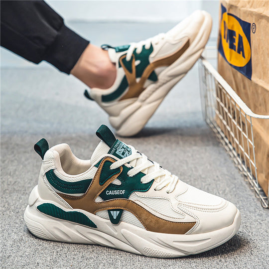 Herren Retro-Performance Street‑Sneaker mit mehrschichtiger Sohlentechnik und atmungsaktivem Mesh Shopy Nory