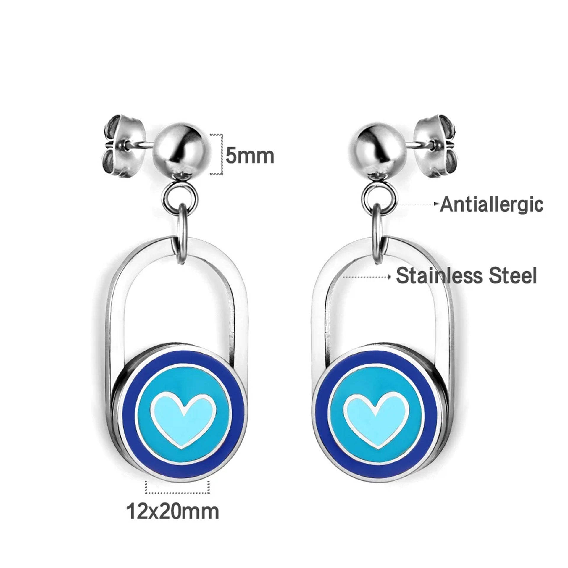Damen Armkettchen mit bunten Anhängern aus hochwertigem Edelstahl Shop Nory
