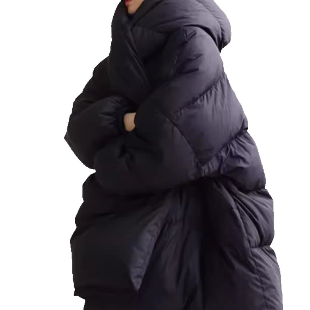 Damen Oversize-Steppmantel aus Daunenoptik mit extragroßer Kapuze Shop Nory