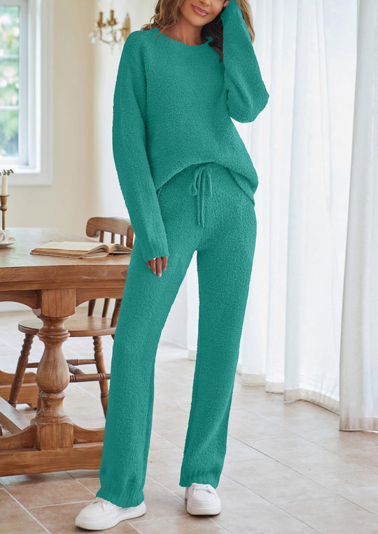 Damen nan kuscheliges Lounge-Set mit Oversize-Pullover und Kordelzughose Shop Nory