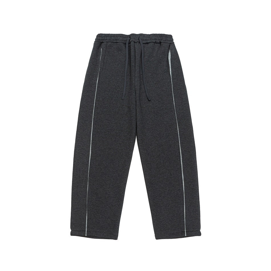 Damen Relaxed-Fit Culotte-Sweathose mit hohem Gummibund und Kontrastpaspel Shop Nory