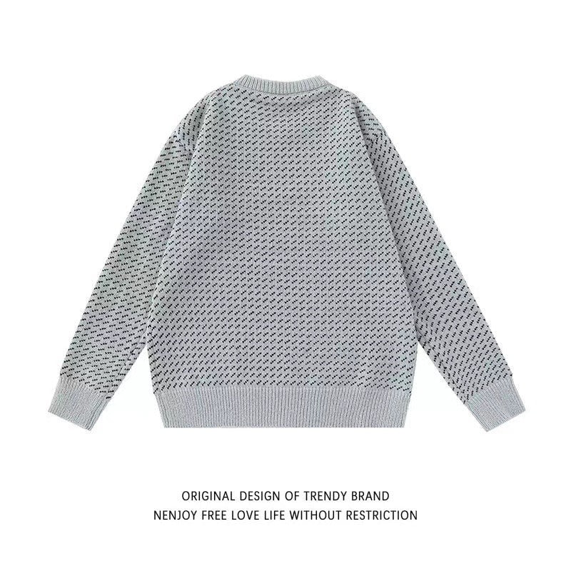Damen Modischer Grobstrickpullover mit kreativem Muster Shop Nory