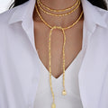 Damen mehrlagige Halskette mit modernem Schmuckdesign Shop Nory