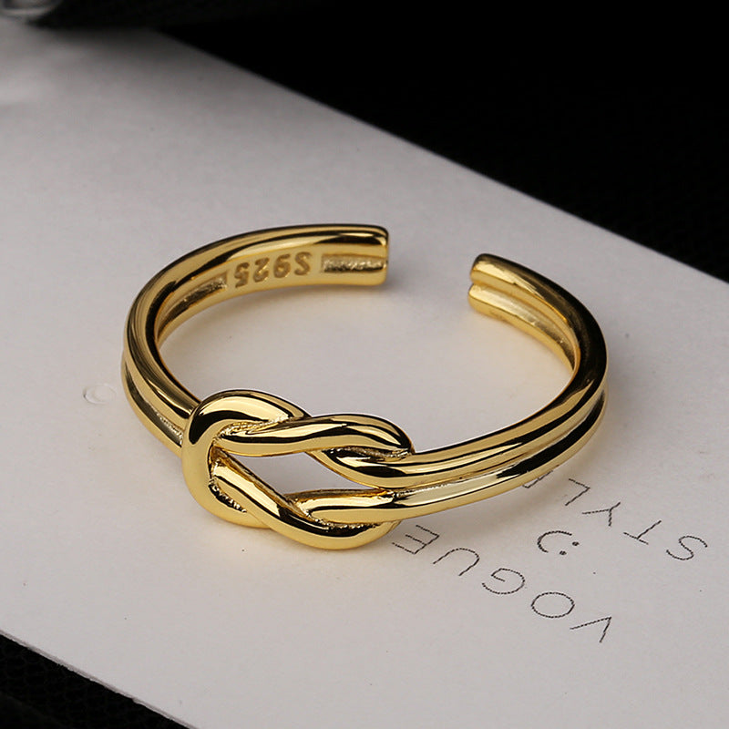 Damen Offener Ring mit elegantem Knoten-Design Shop Nory