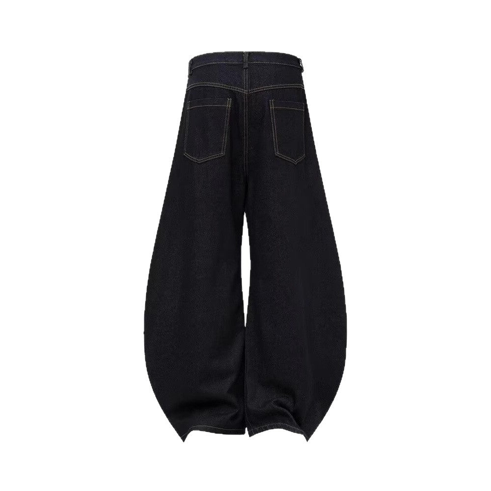 Damen Modische Weitbein-Hose mit innovativem Schnürdesign Shop Nory