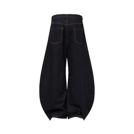 Damen Modische Weitbein-Hose mit innovativem Schnürdesign Shop Nory