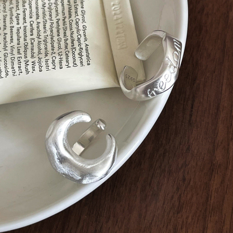 Damen Kreativer und stilvoller Ring mit Mond-Design Shop Nory
