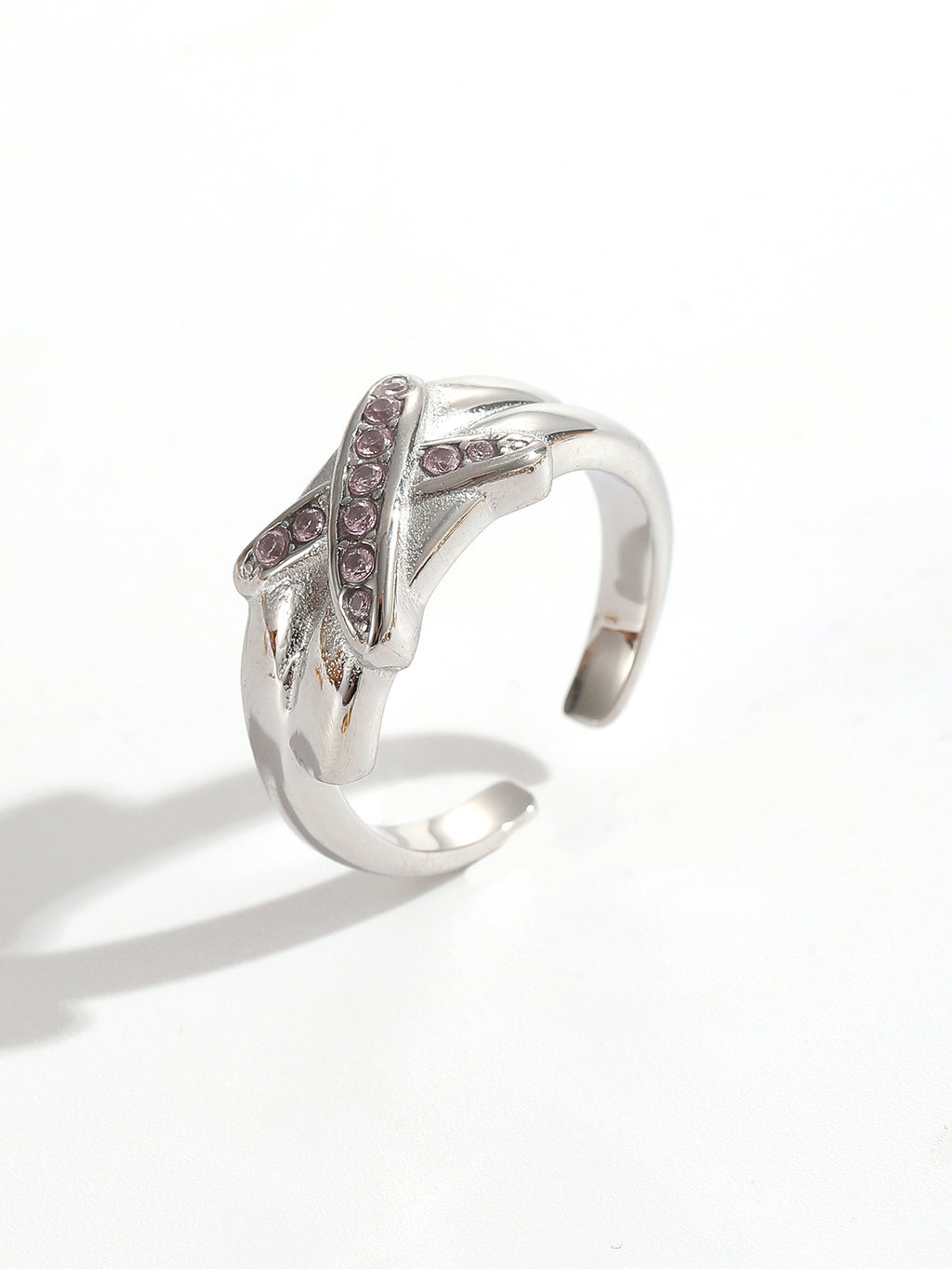 Damen Statement Ring mit funkelnden Zirkonia Shop Nory