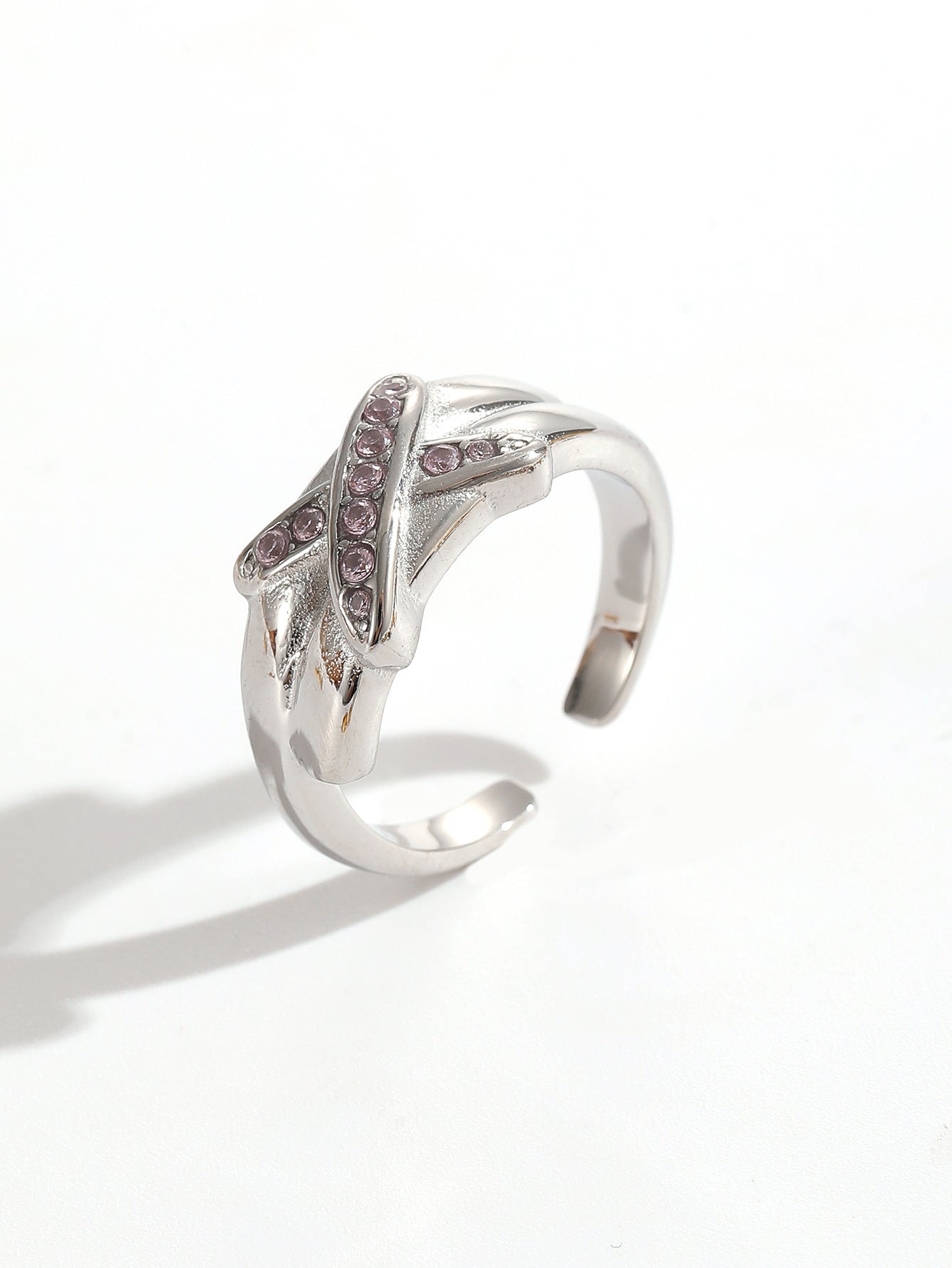 Damen Statement Ring mit funkelnden Zirkonia Shop Nory