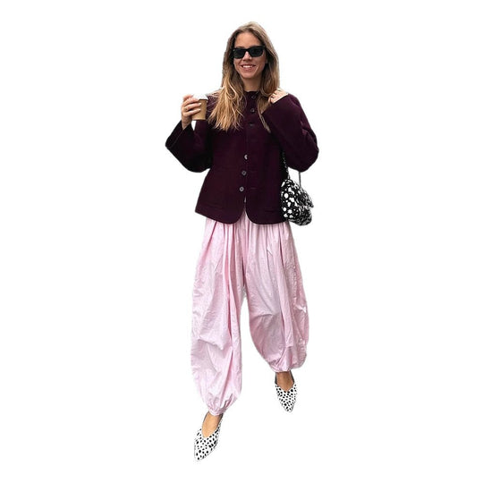 Damen Kurzjacke mit Rundhalsausschnitt, kastiger Silhouette und gewelltem Saum Shop Nory