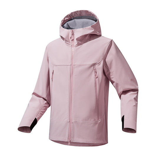 Damen Atmungsaktive Softshell‑Kapuzenjacke mit wasserabweisender Membran und Zwei‑Wege‑Reißverschluss Shop Nory
