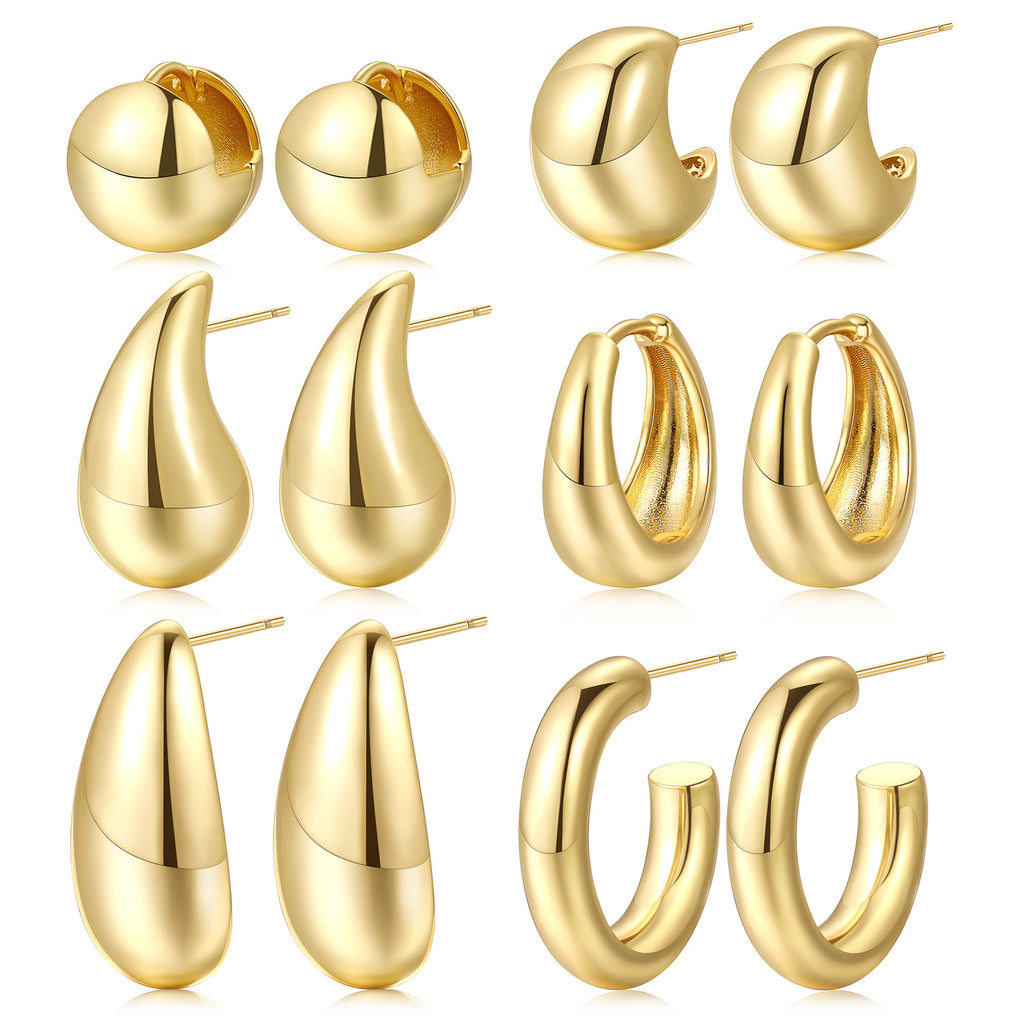 Damen Ohrringe Set mit eleganten und künstlerischen Designs Shop Nory