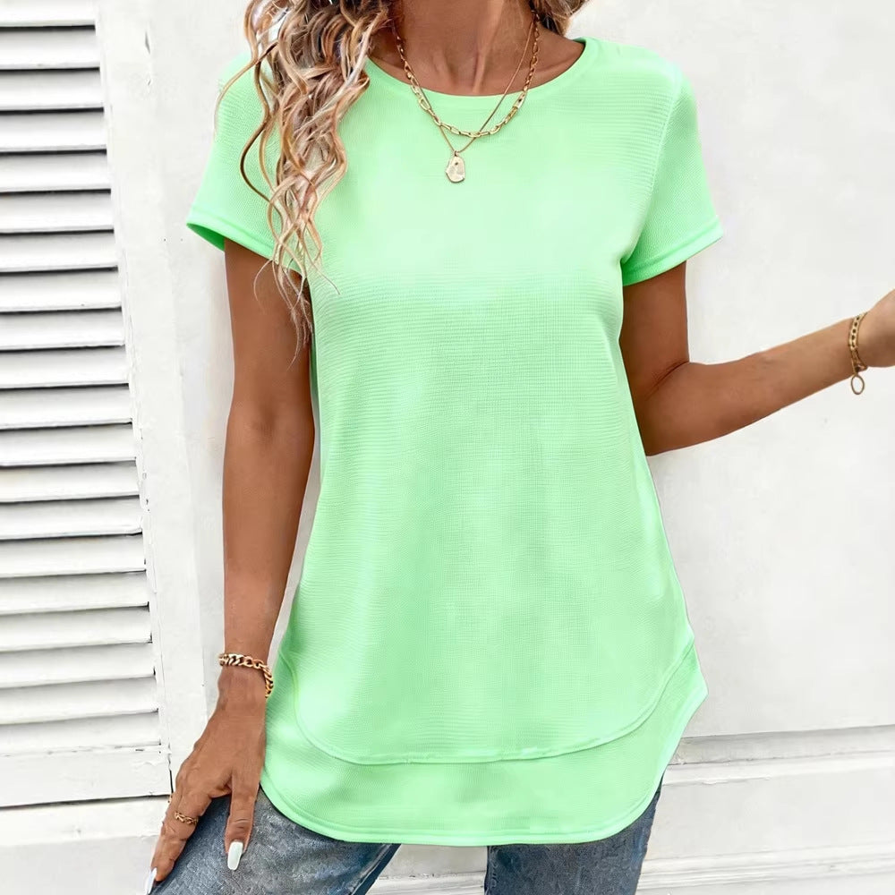 Damen lässiges Oberteil mit femininer Silhouette Shopnory