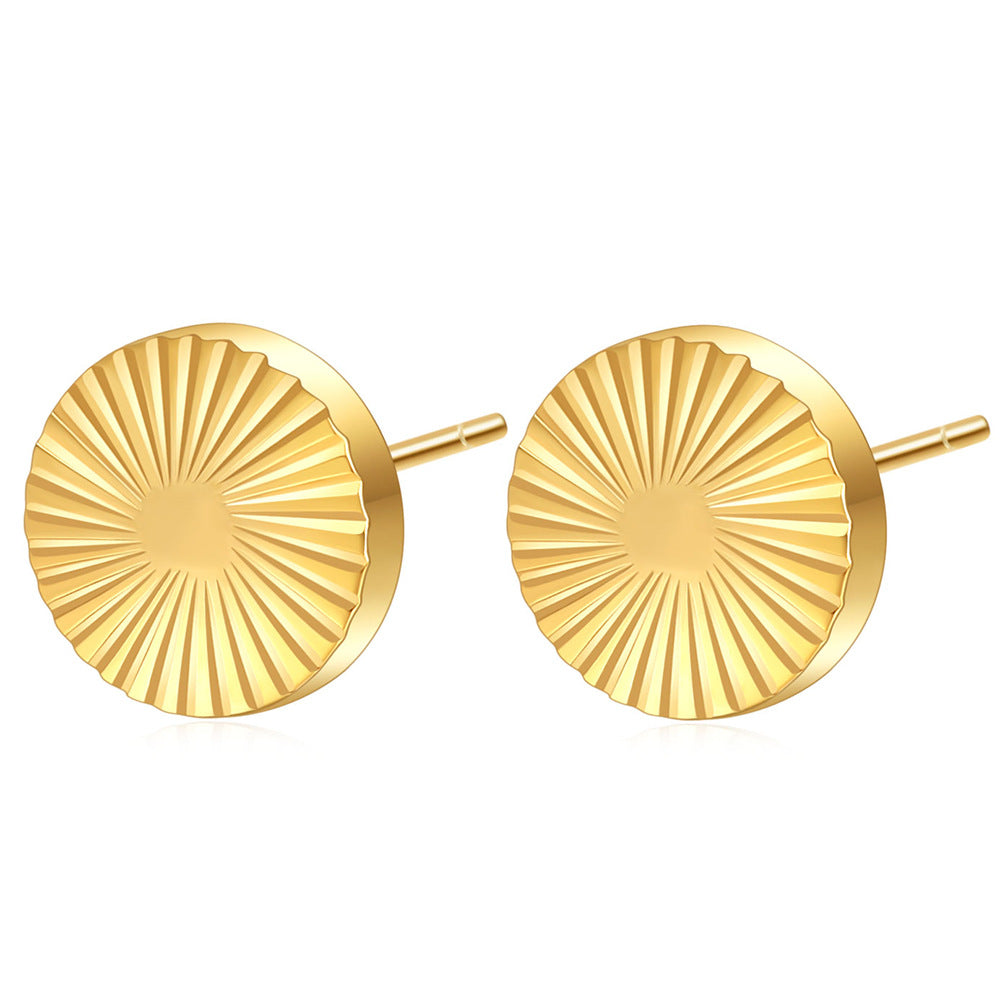 Damen Geometrische Ohrstecker aus hochwertigem Edelstahl Shop Nory