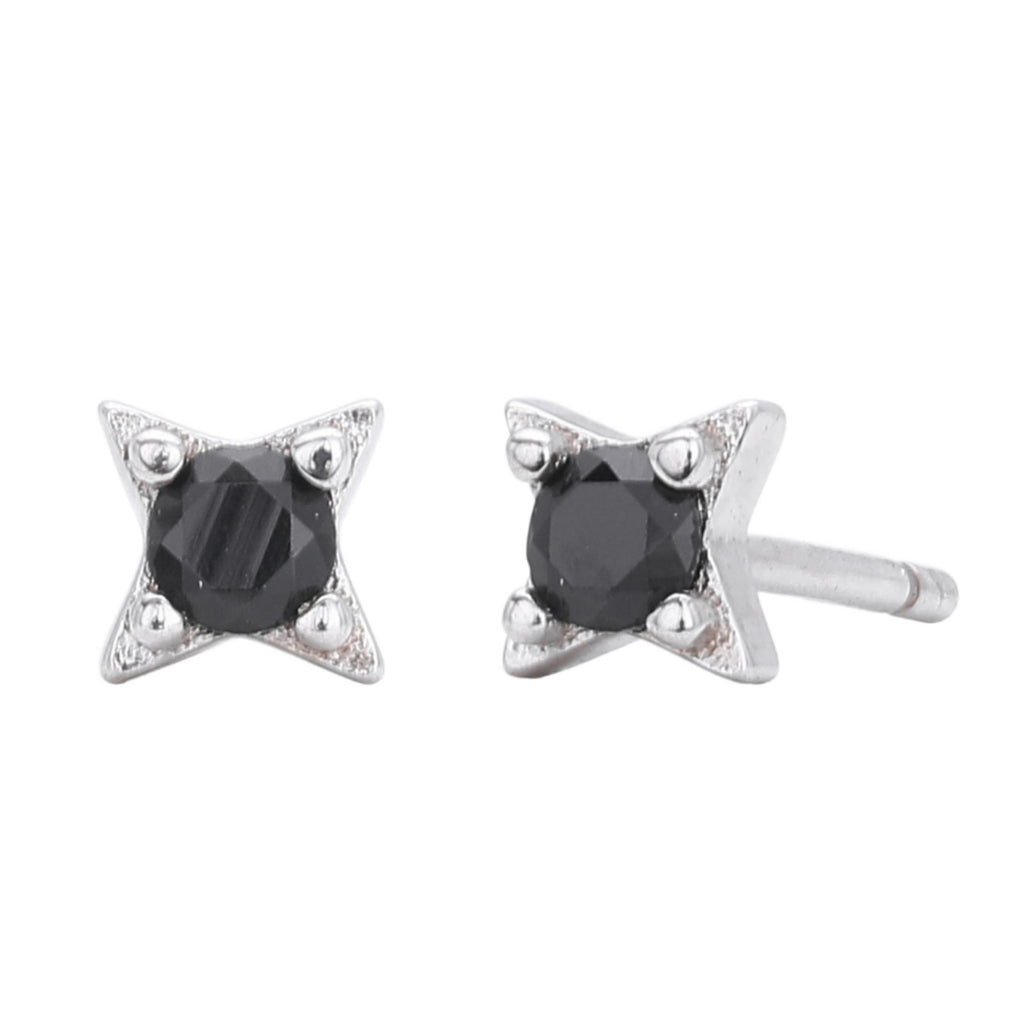Damen Ohrstecker mit funkelnden Zirkonsteinen in starlike Gestaltung Shop Nory