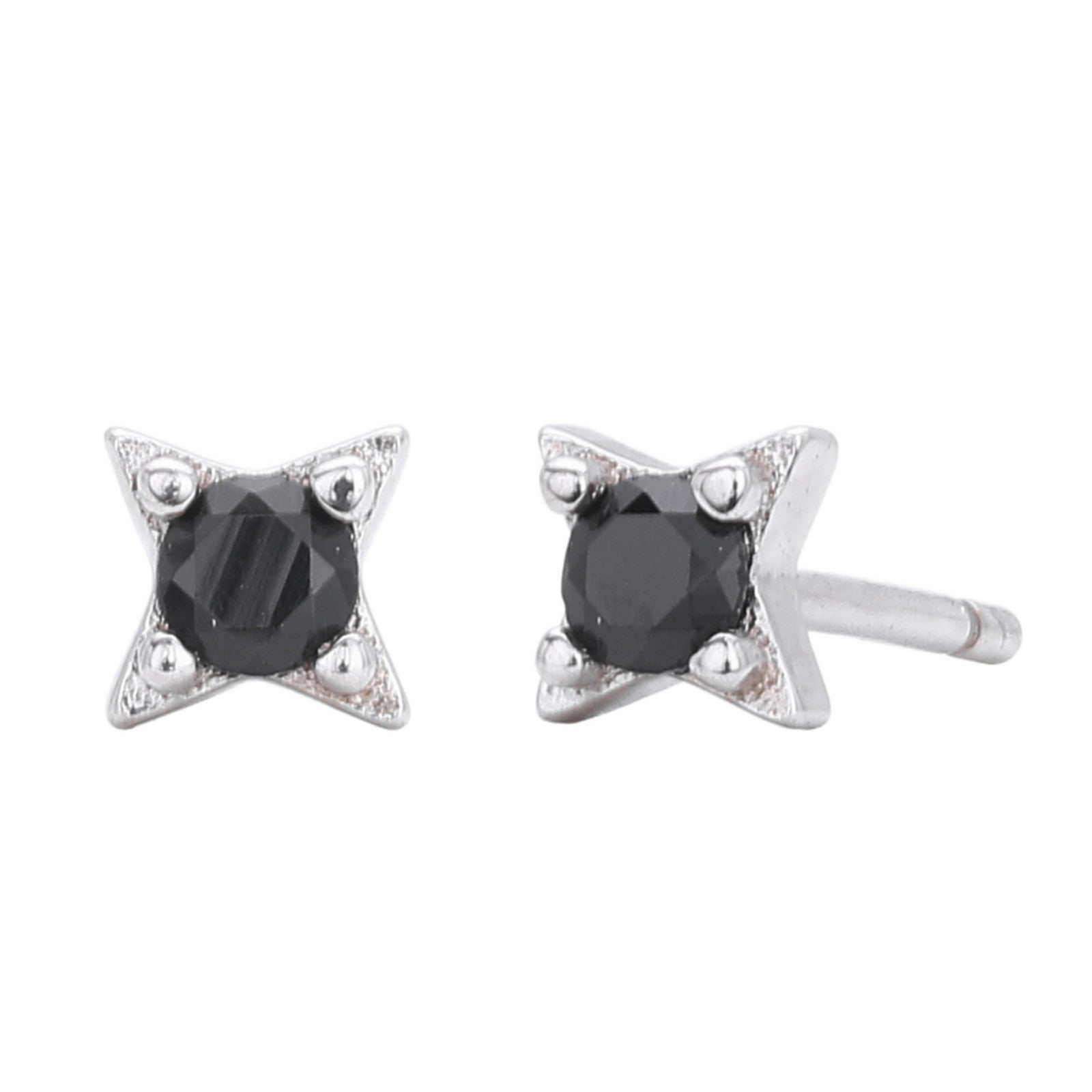 Damen Ohrstecker mit funkelnden Zirkonsteinen in starlike Gestaltung Shop Nory