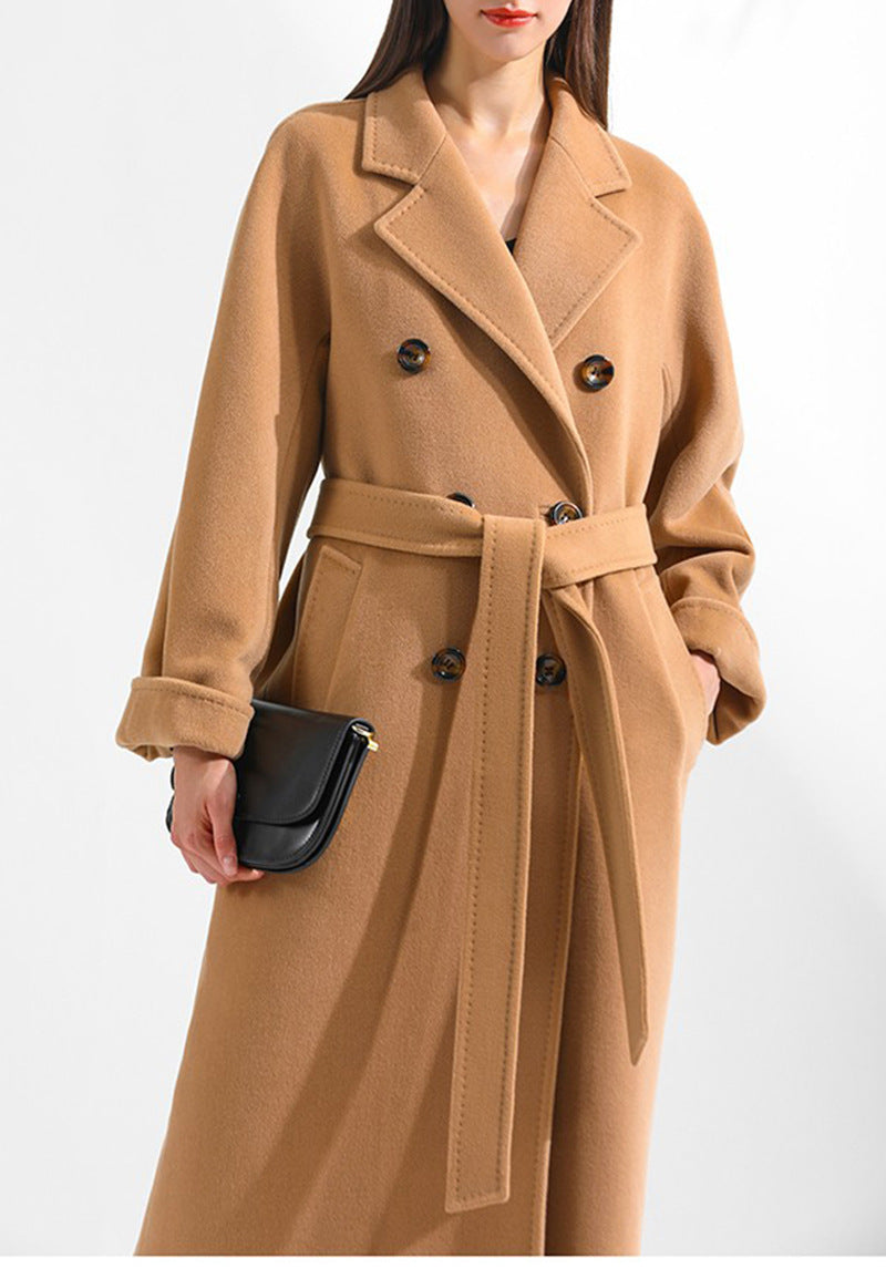 Damen Stilvoller Wollmantel Shop Nory